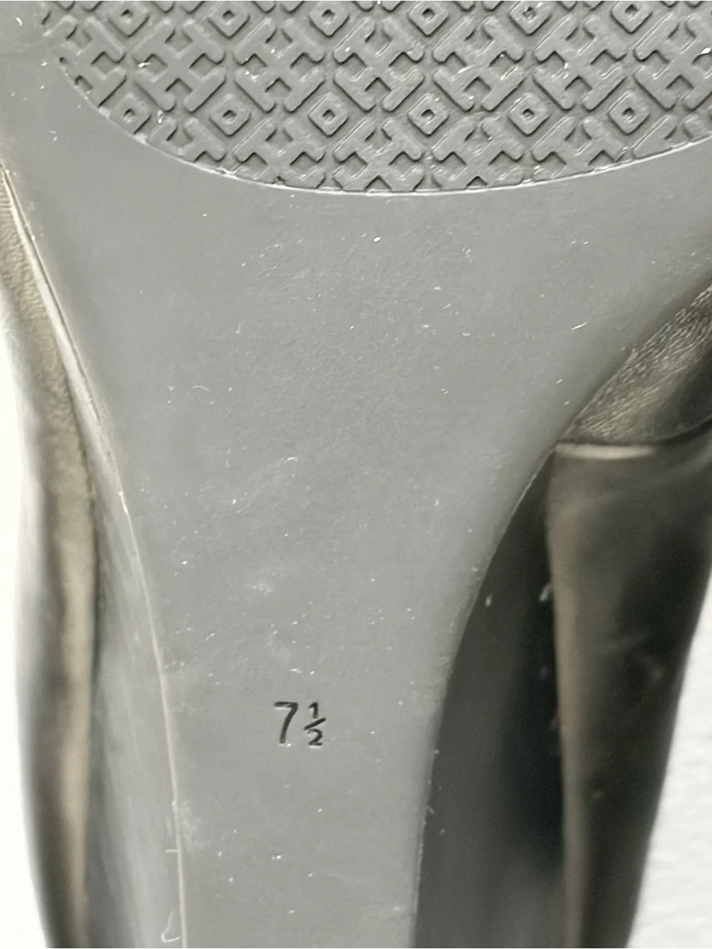 Tory Burch Black Leather Sally Wedge Sandals Size 7.5